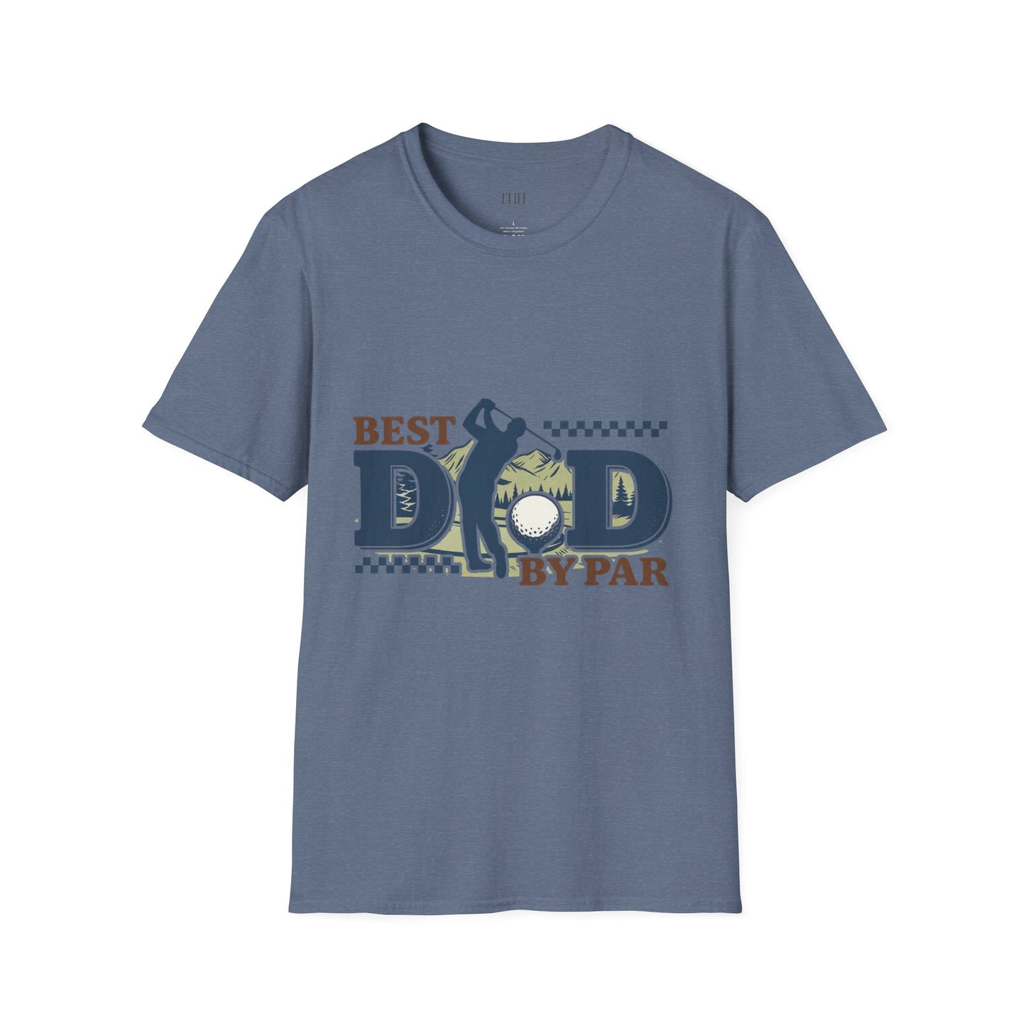 Best Dad By Par Golf T-Shirt — Funny Father's Day Golfing Tee