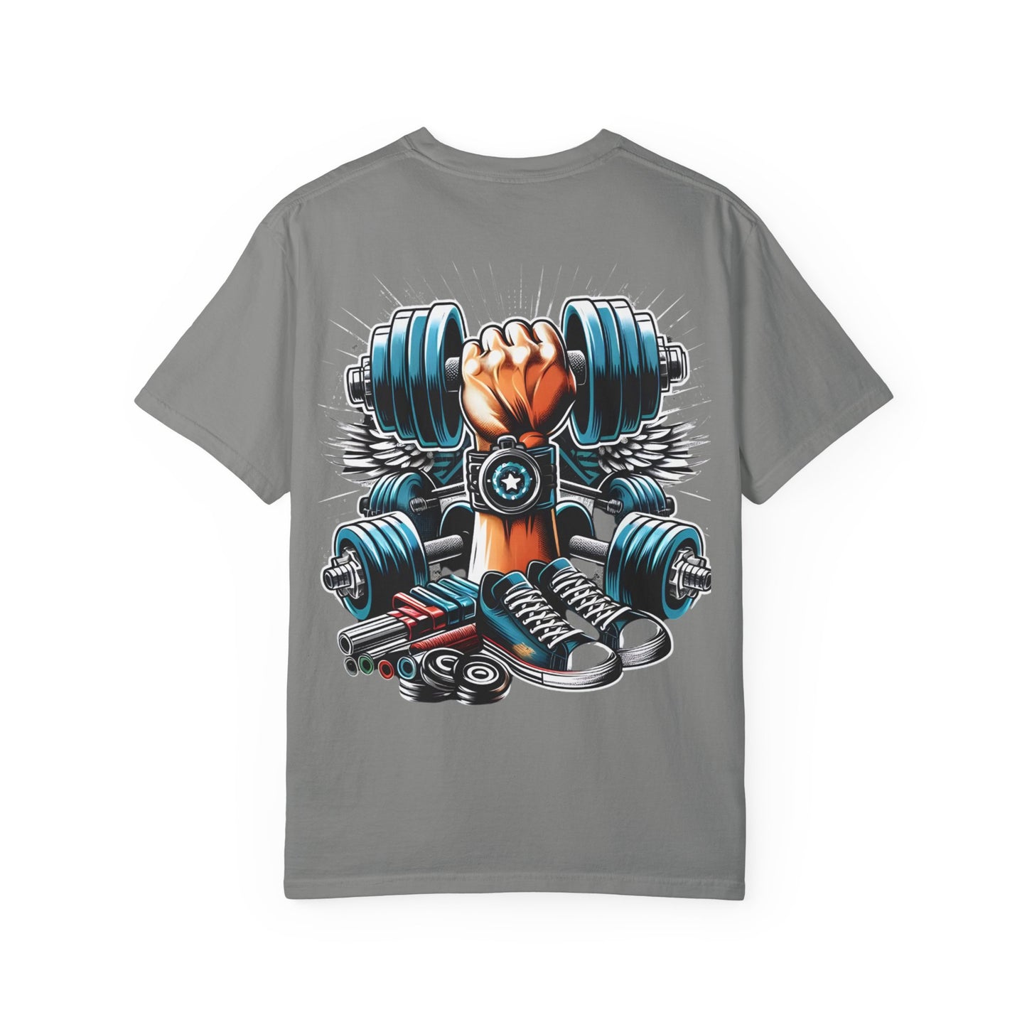 'Grip & Grind' Dumbbell Gym Tee