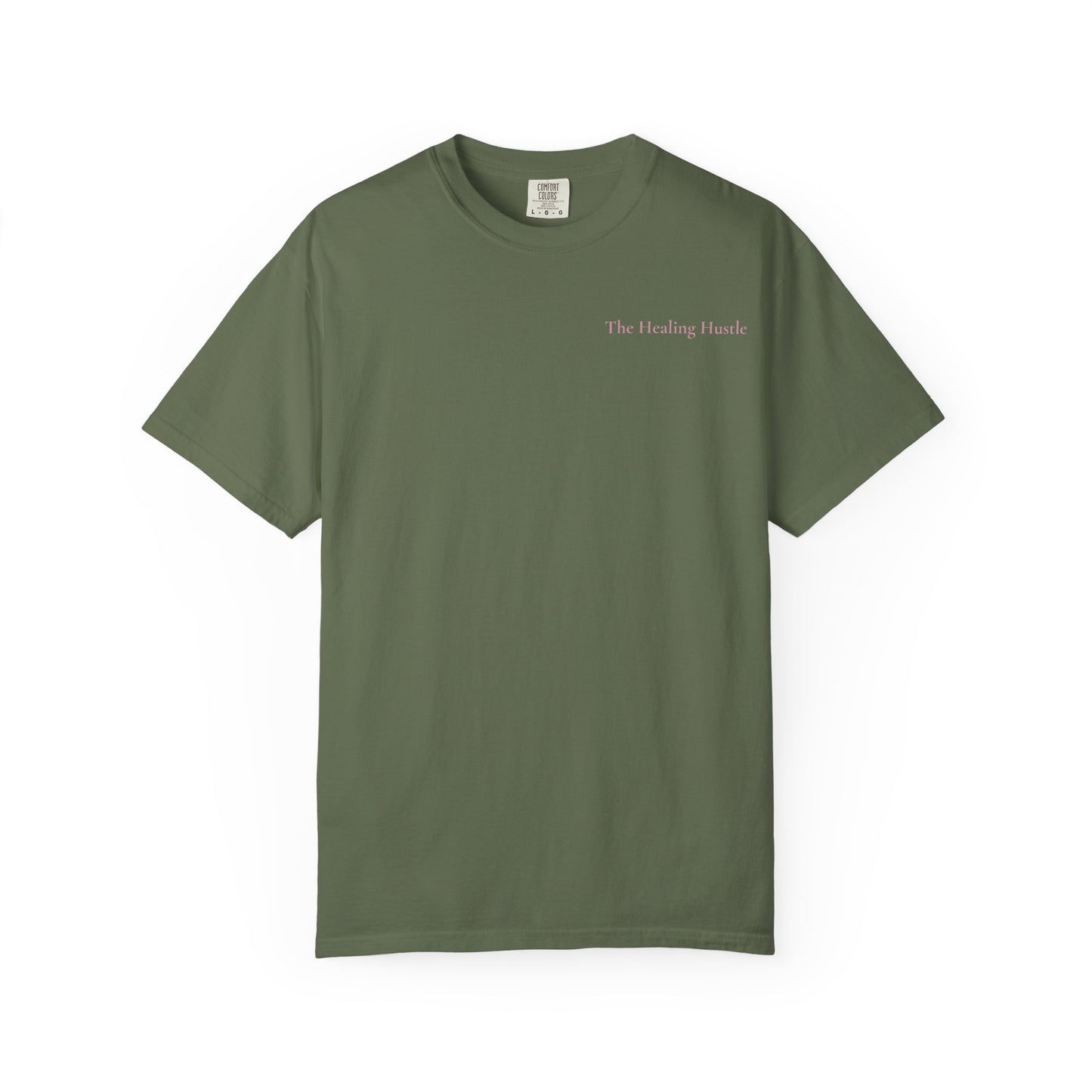 Inspirational Tee — "Some Days I Lifted Weights, Some Days I Lifted Myself" Garment-Dyed T-Shirt