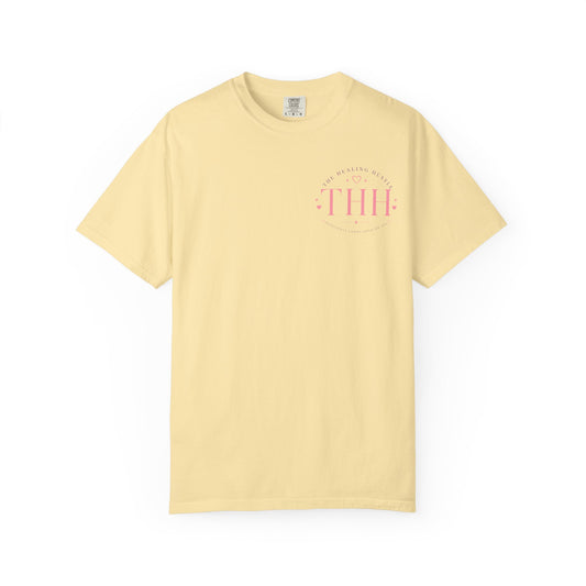 T-Shirt — "And She Lifted Heavily Ever After" Strength Training Graphic Tee
