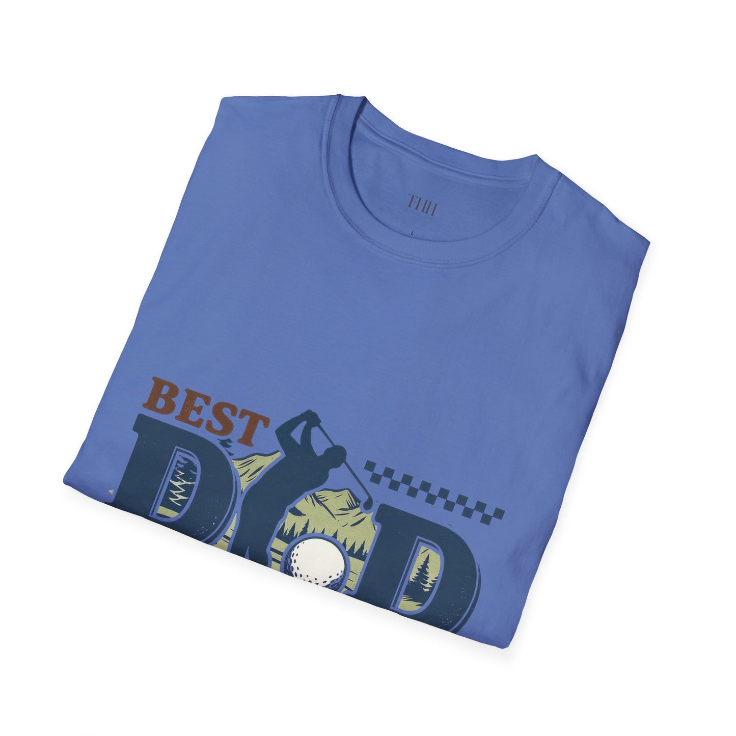 Best Dad By Par Golf T-Shirt — Funny Father's Day Golfing Tee