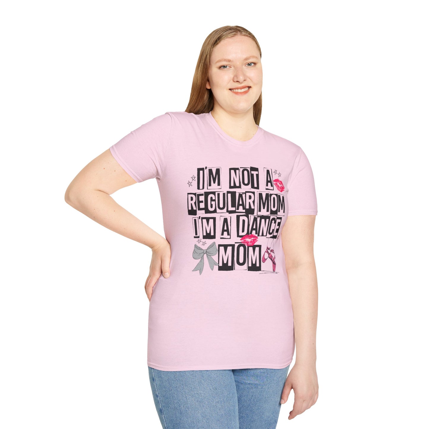 Dance Mom T-Shirt — "I'm Not a Regular Mom I'm a Dance Mom" Graphic Tee