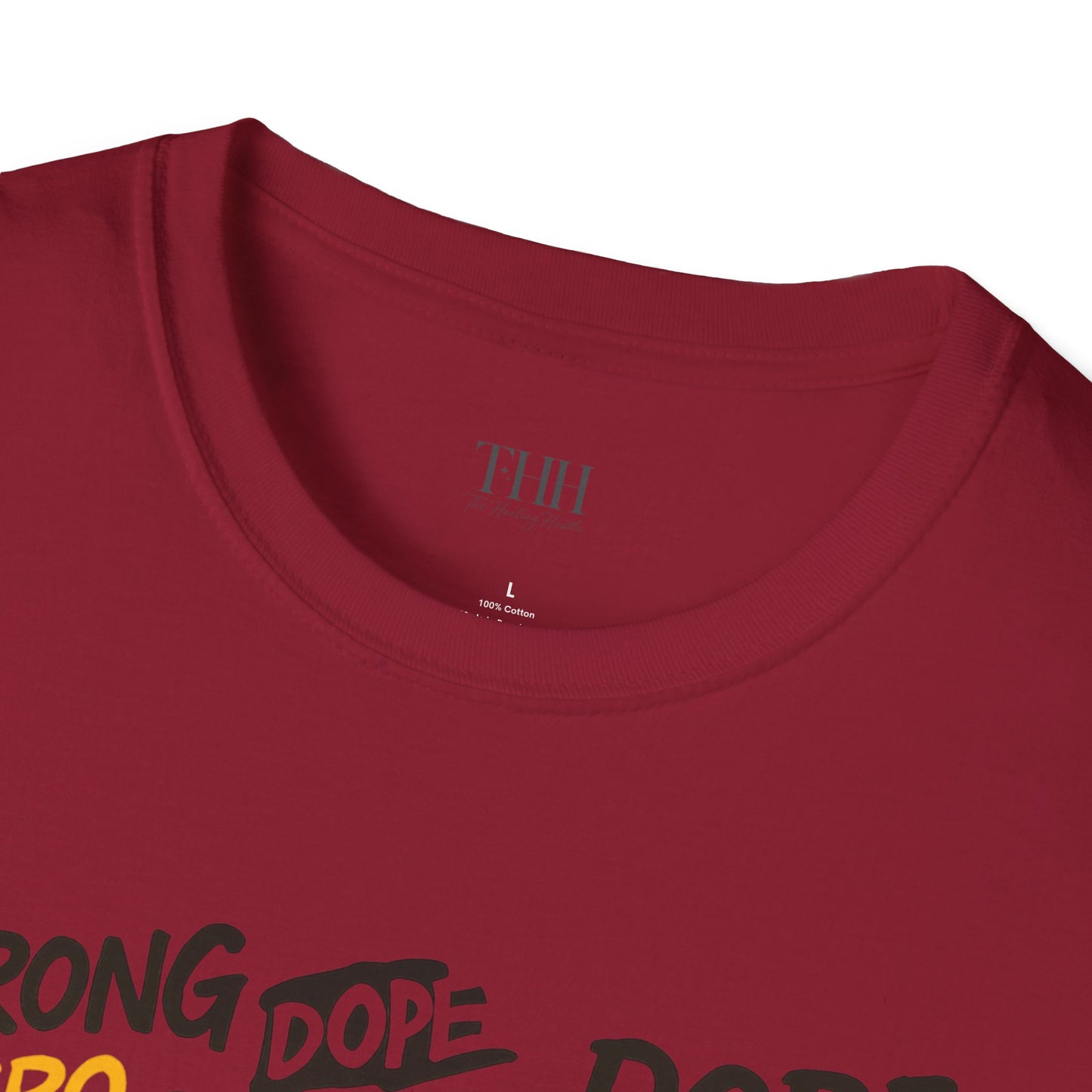Dad Crown Graphic T-Shirt — "DAD" Comic Style: Strong, Provider, Leader & Man of God