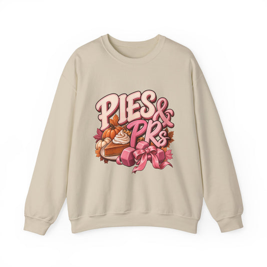 Sweatshirt — "Pies & PRs" Fall Pie Baking Graphic Crewneck