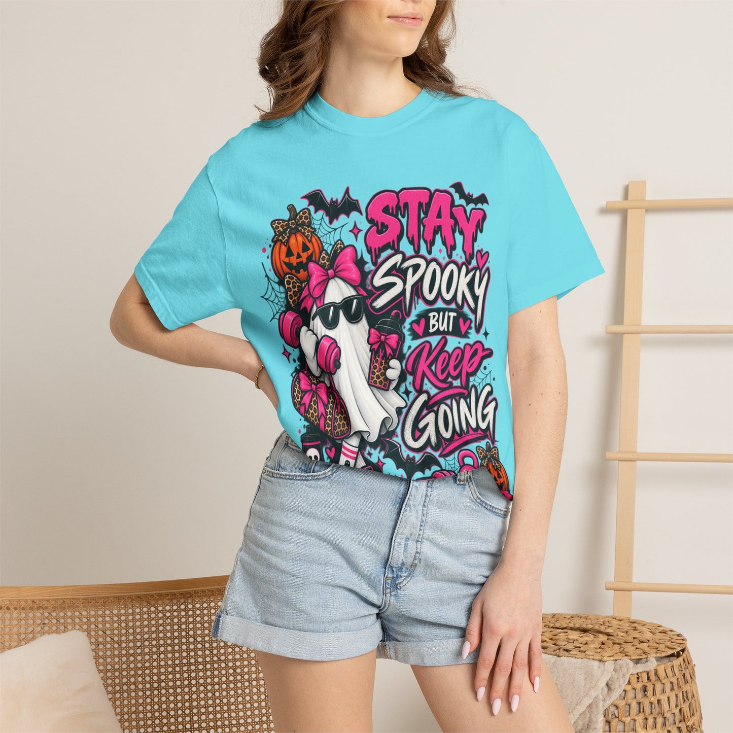 Stay Spooky But Keep Going Graphic T-Shirt