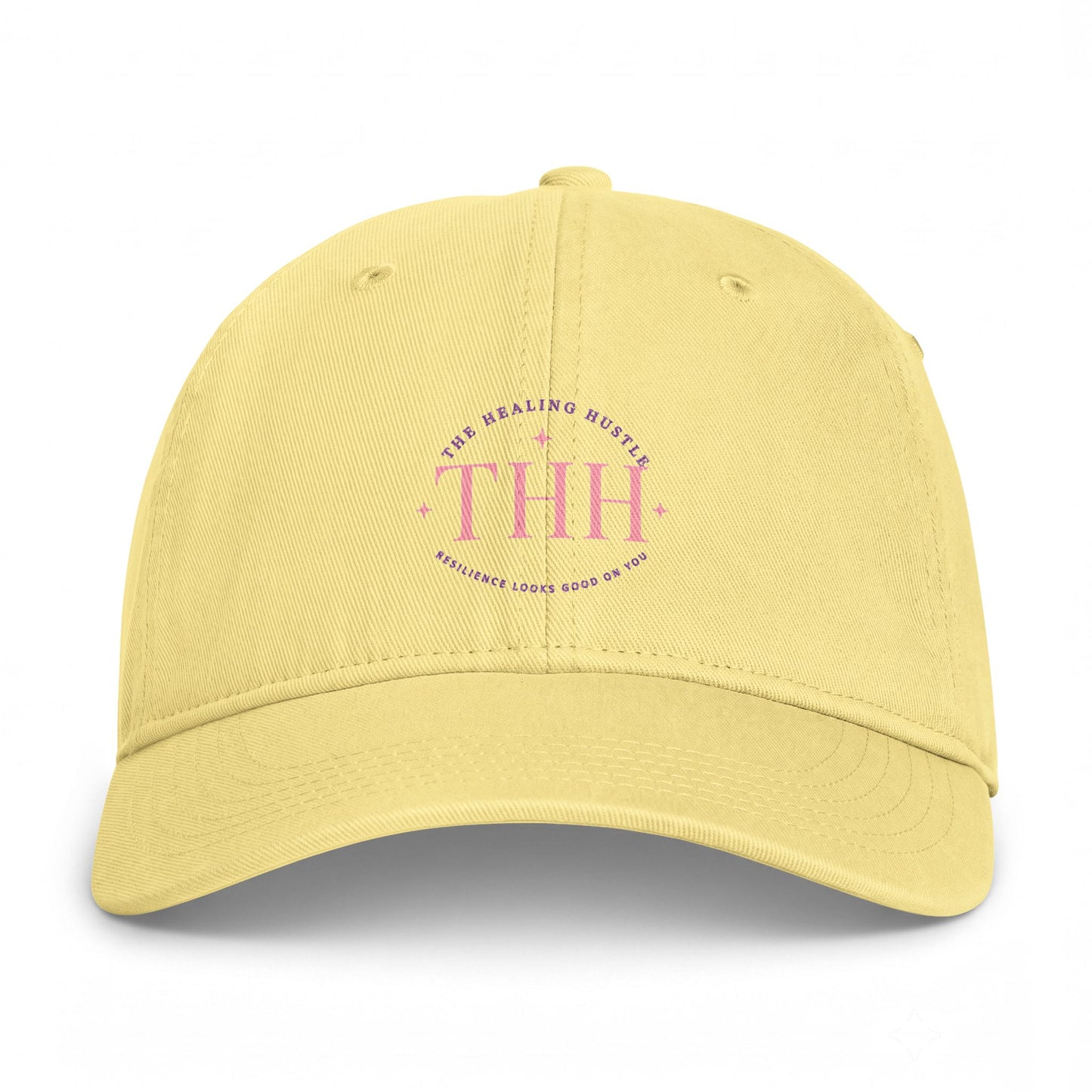 Coastal Washed Cap — The Healing Havens Embroidered Baseball Hat