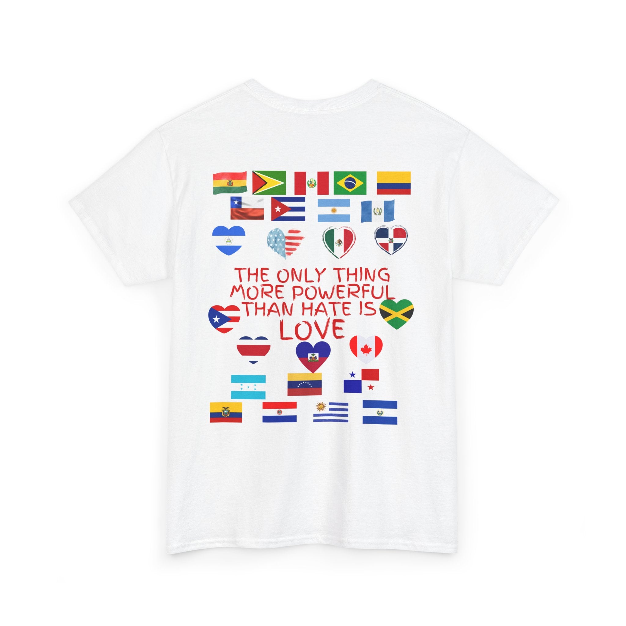 T‑Shirt — “Together for America” Love & Flags Graphic Tee