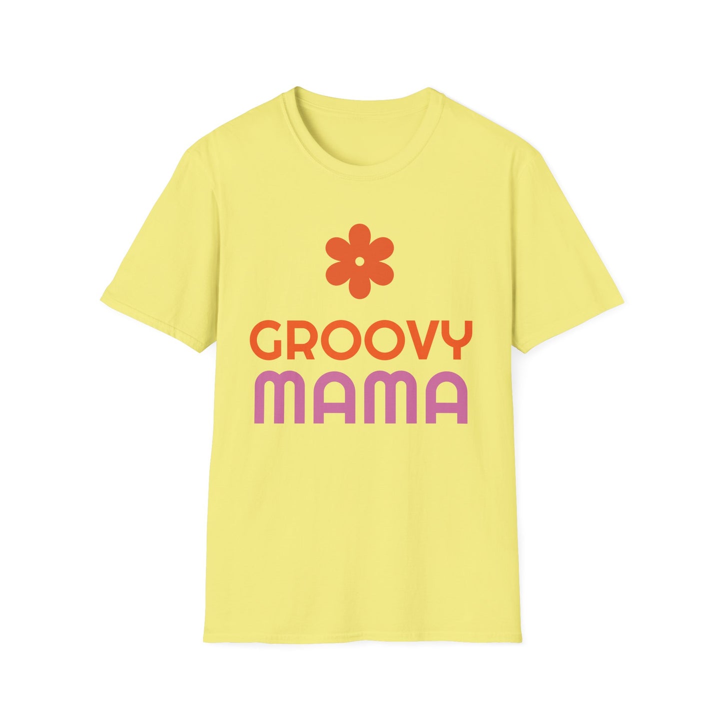 Groovy Mama T-Shirt — Retro Flower Mom Tee for Mothers Day & '70s Vibe