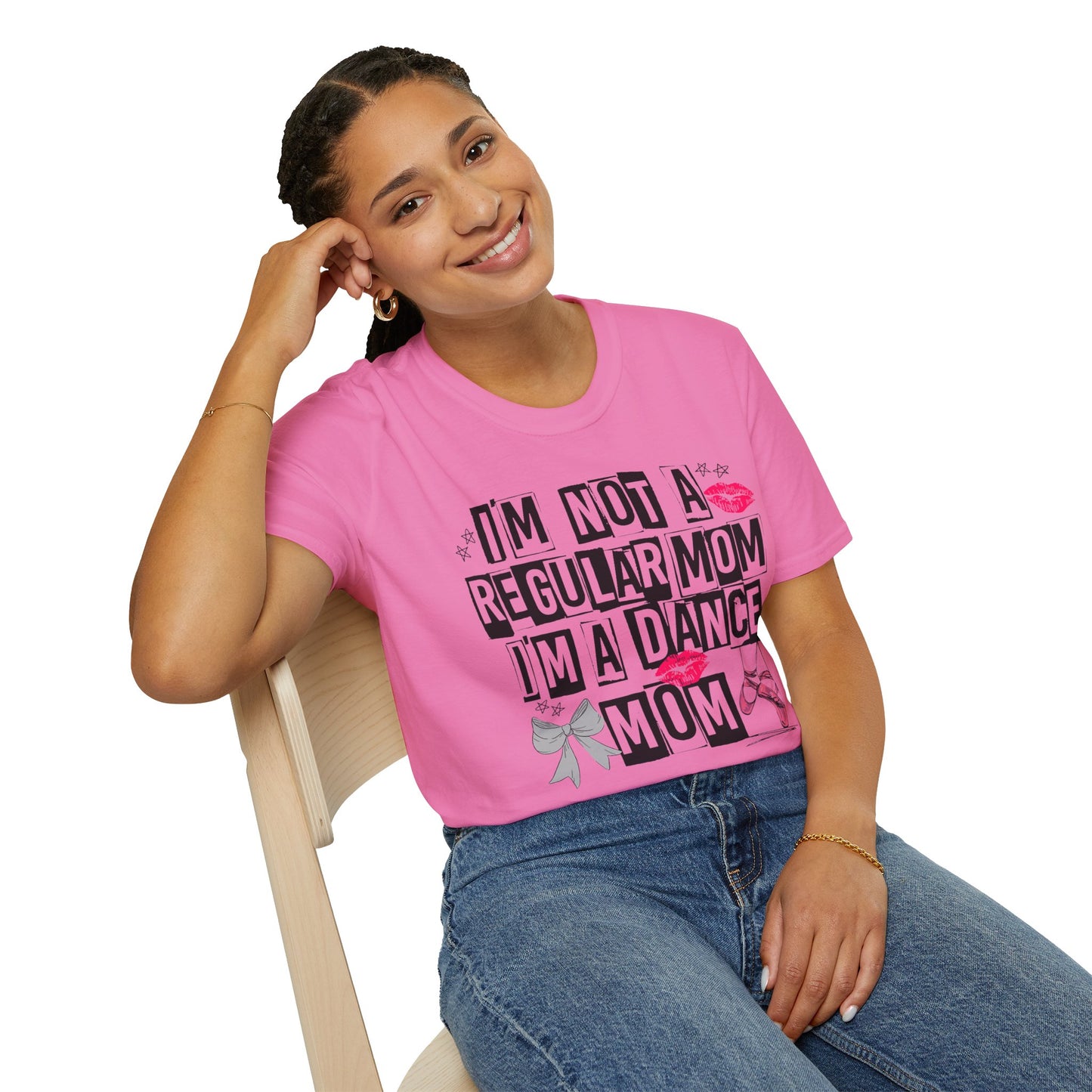 Dance Mom T-Shirt — "I'm Not a Regular Mom I'm a Dance Mom" Graphic Tee