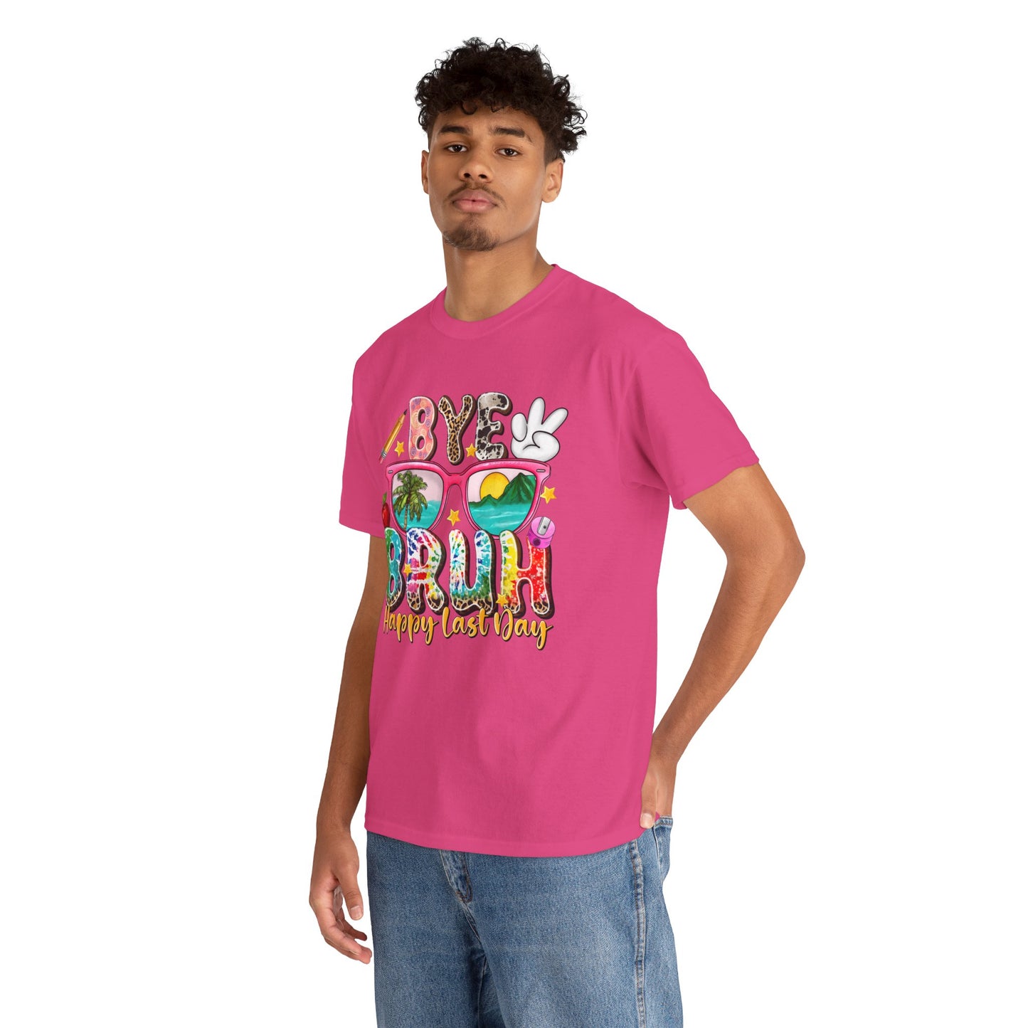 Bye Beach T-Shirt — Happy Last Day Vacation Tee