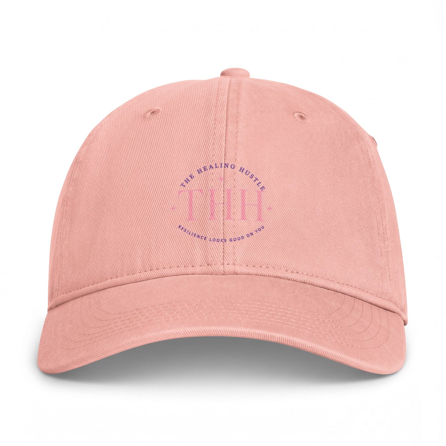 Coastal Washed Cap — The Healing Havens Embroidered Baseball Hat