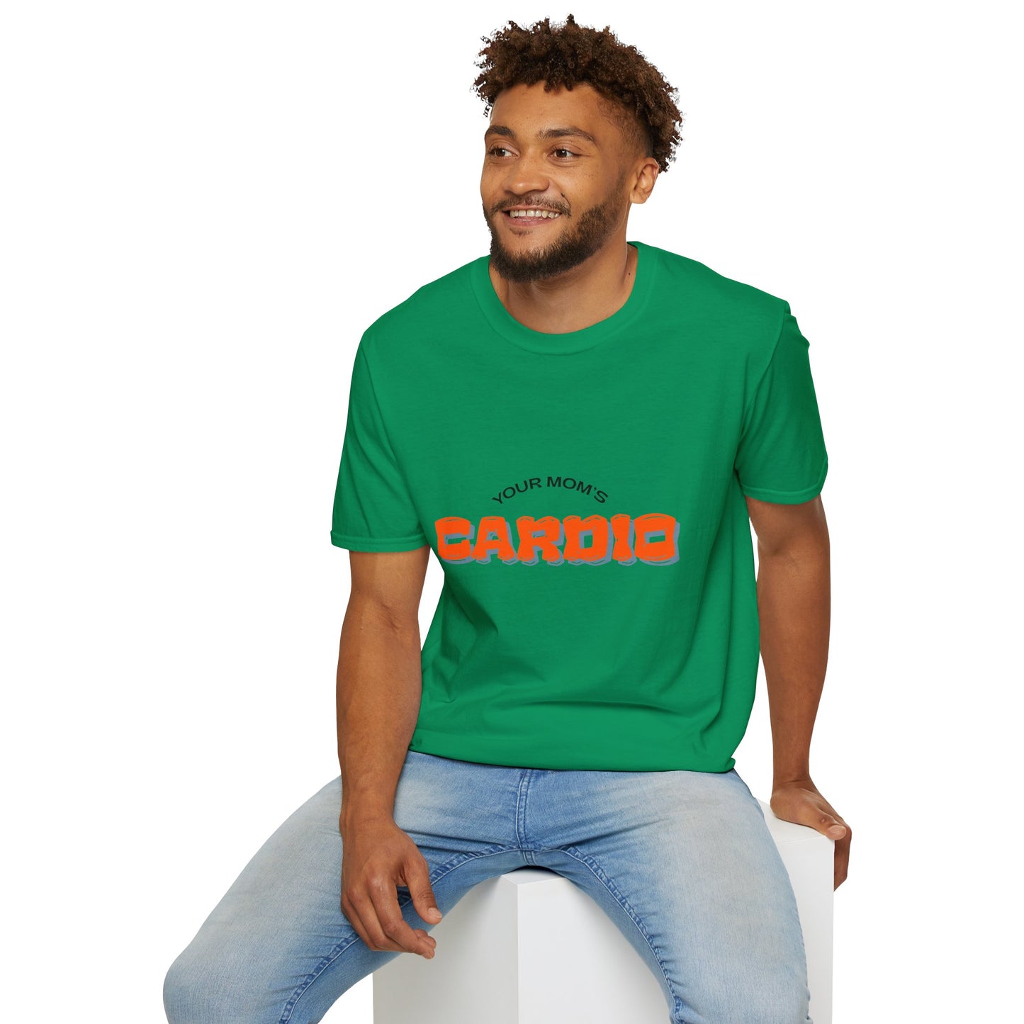 T‑Shirt — "Your Mom's Cardio" Funny Gym Tee