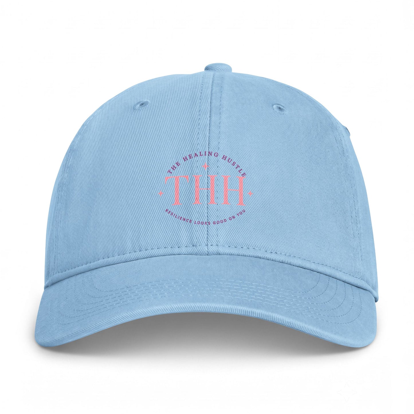 Coastal Washed Cap — The Healing Havens Embroidered Baseball Hat