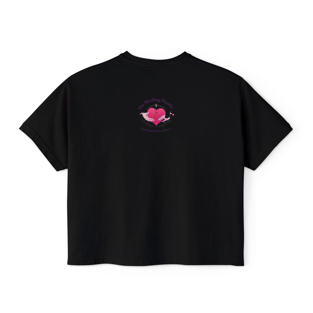 Built Not Bought Women's Boxy Tee — Strength Training Workout Shirt