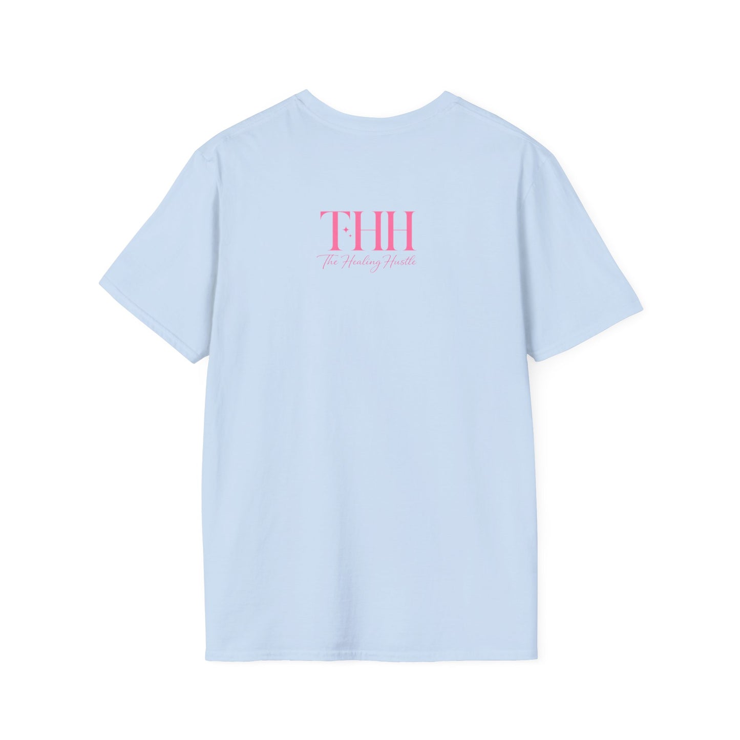 Muscle Mommy T-Shirt — Cute Fitness Mom Tee (Pastel Pink & Teal)