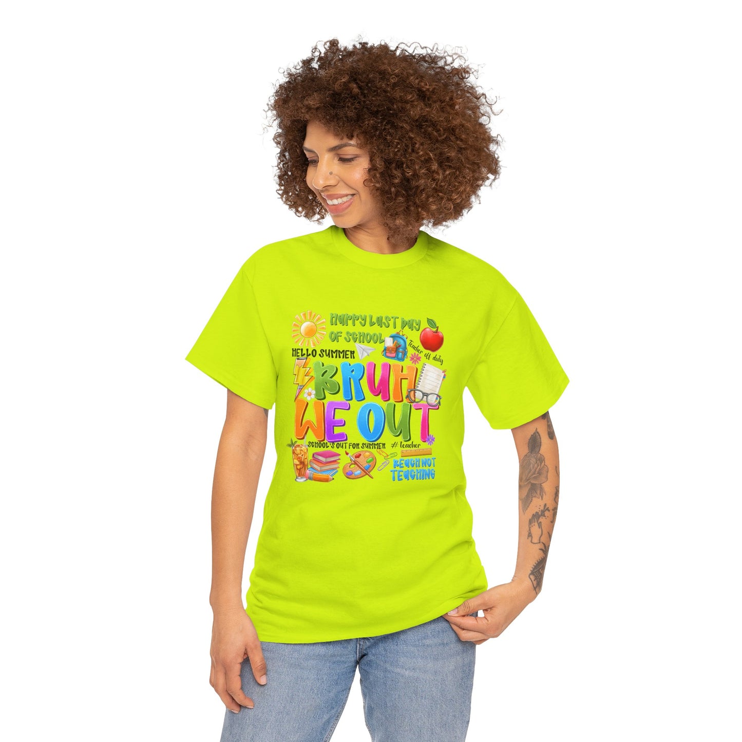 Bruh  We Out Tee — Funny School Teacher Shirt
