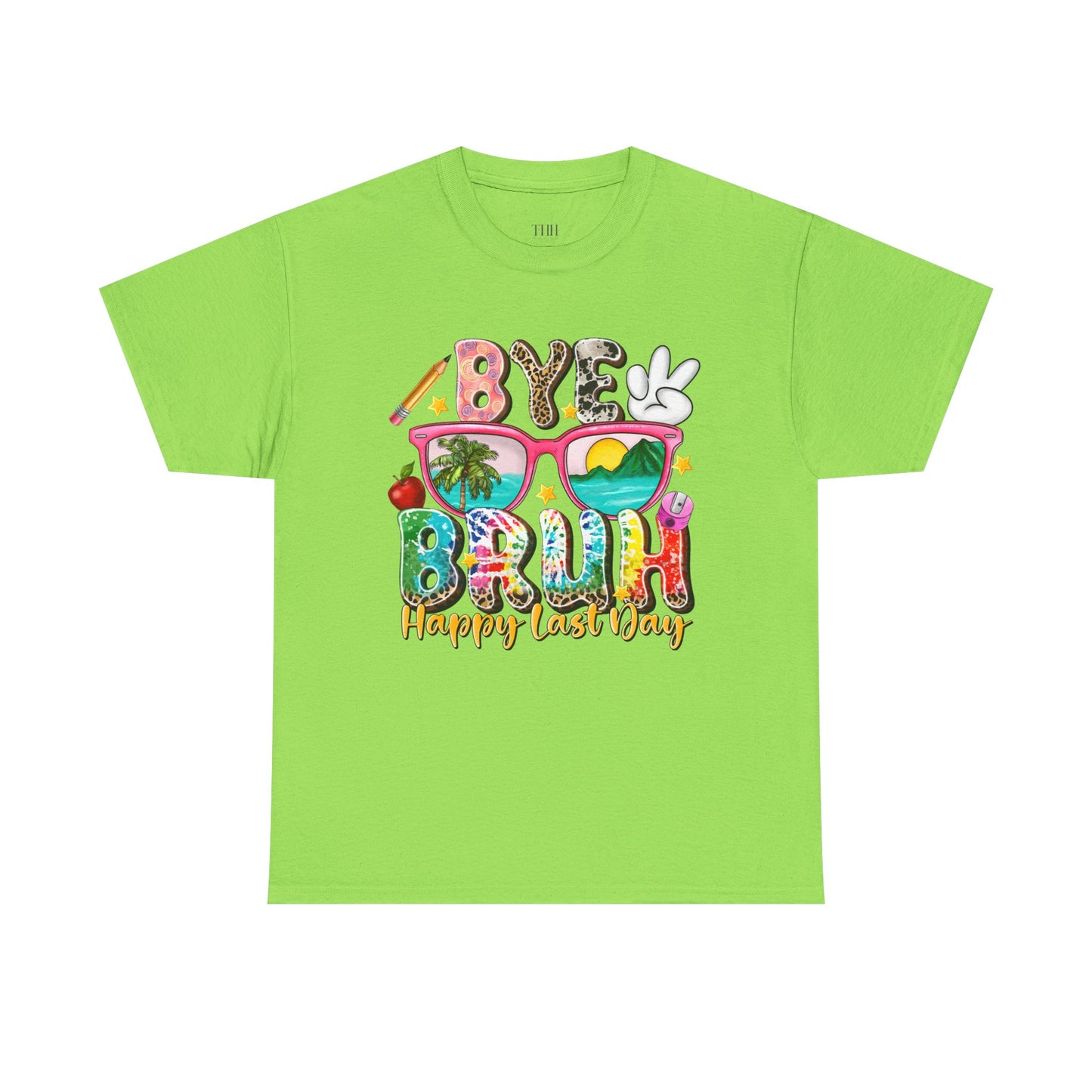 Bye Beach T-Shirt — Happy Last Day Vacation Tee