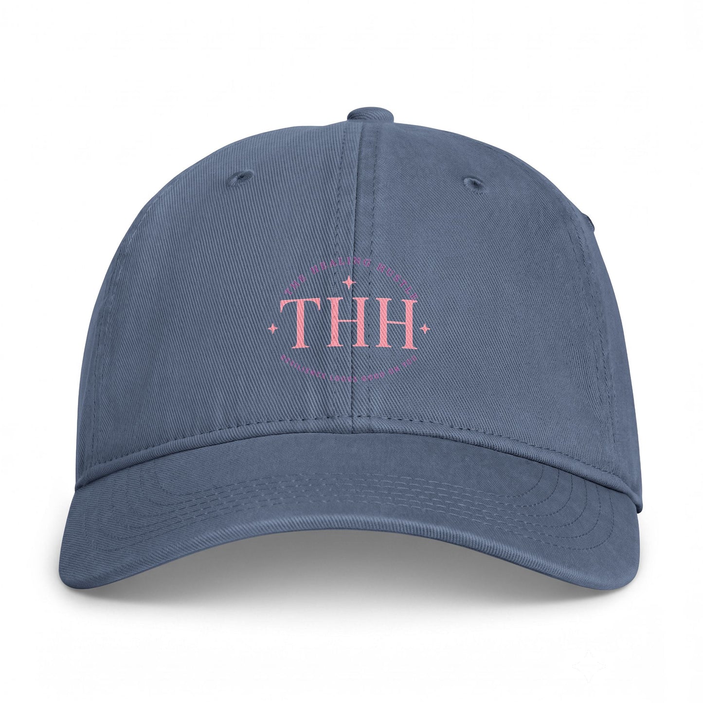 Coastal Washed Cap — The Healing Havens Embroidered Baseball Hat