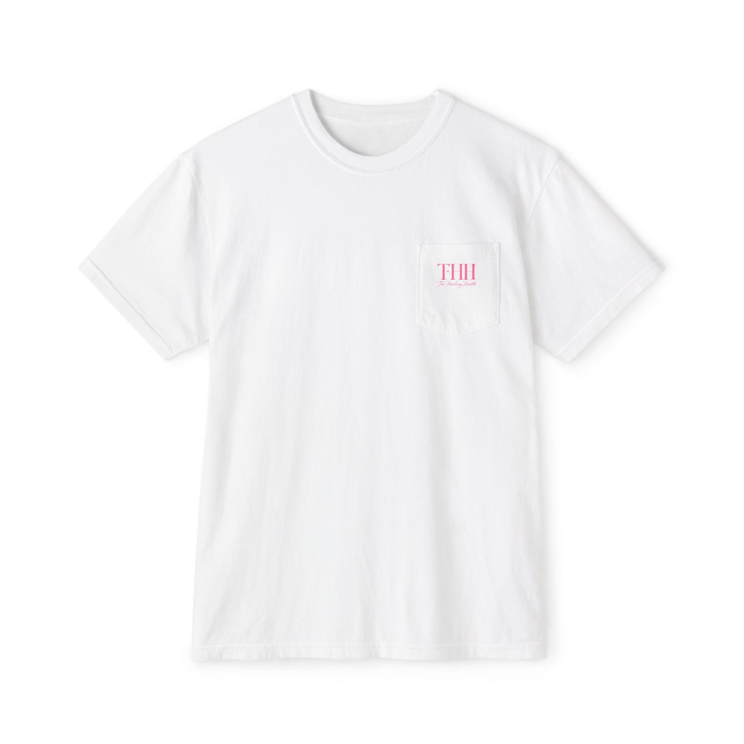 Pocket T-Shirt — "Pretty Girls Lift Heavy" Cute Pastel Weightlifting Tee