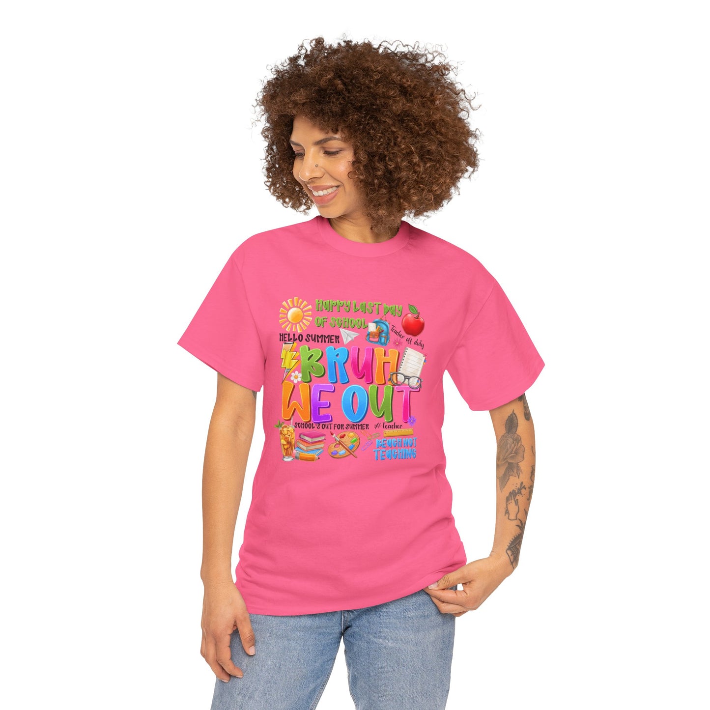 Bruh  We Out Tee — Funny School Teacher Shirt