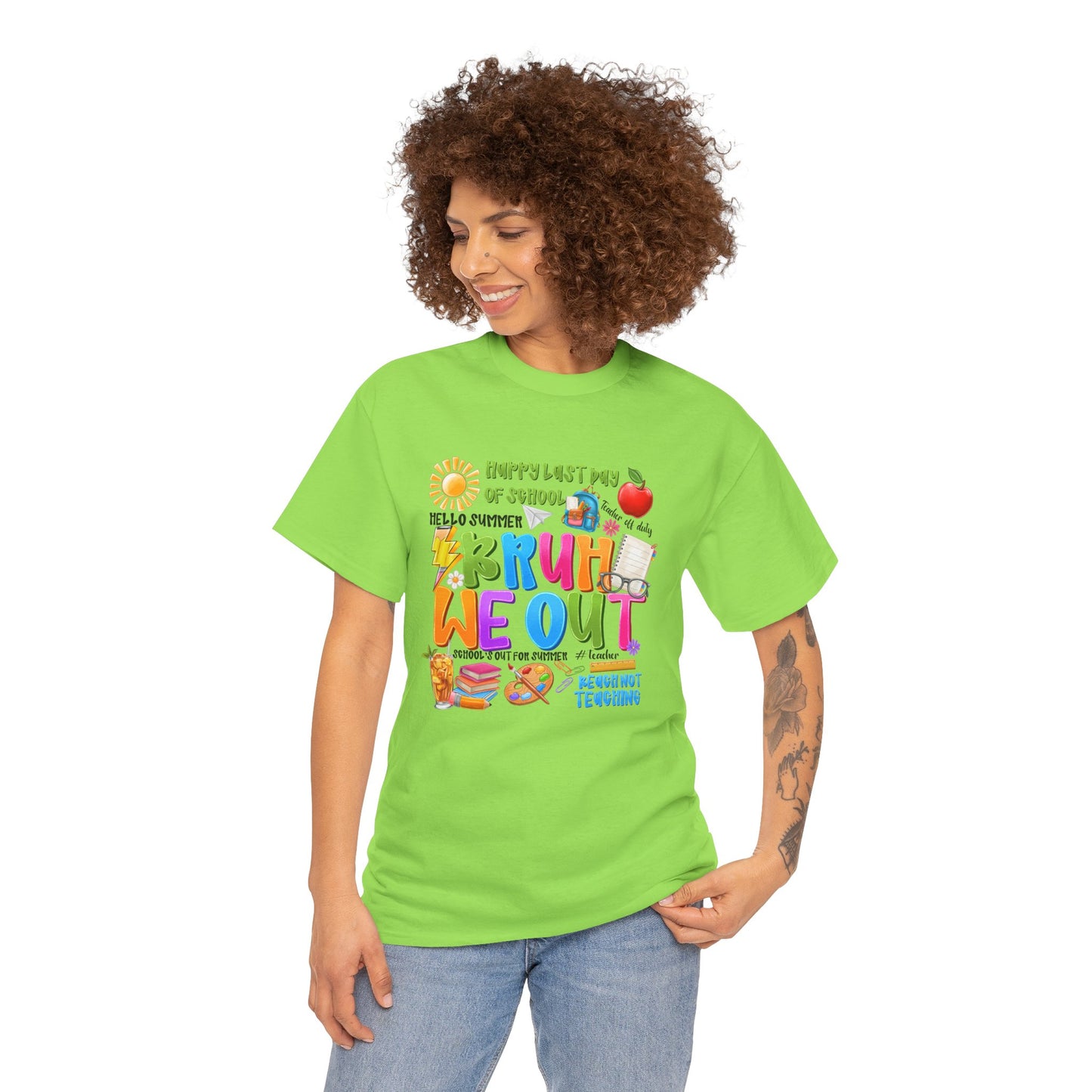 Bruh  We Out Tee — Funny School Teacher Shirt