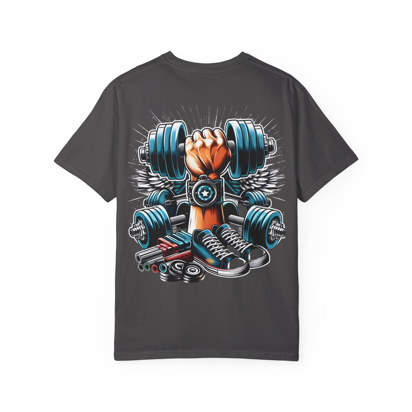 'Grip & Grind' Dumbbell Gym Tee