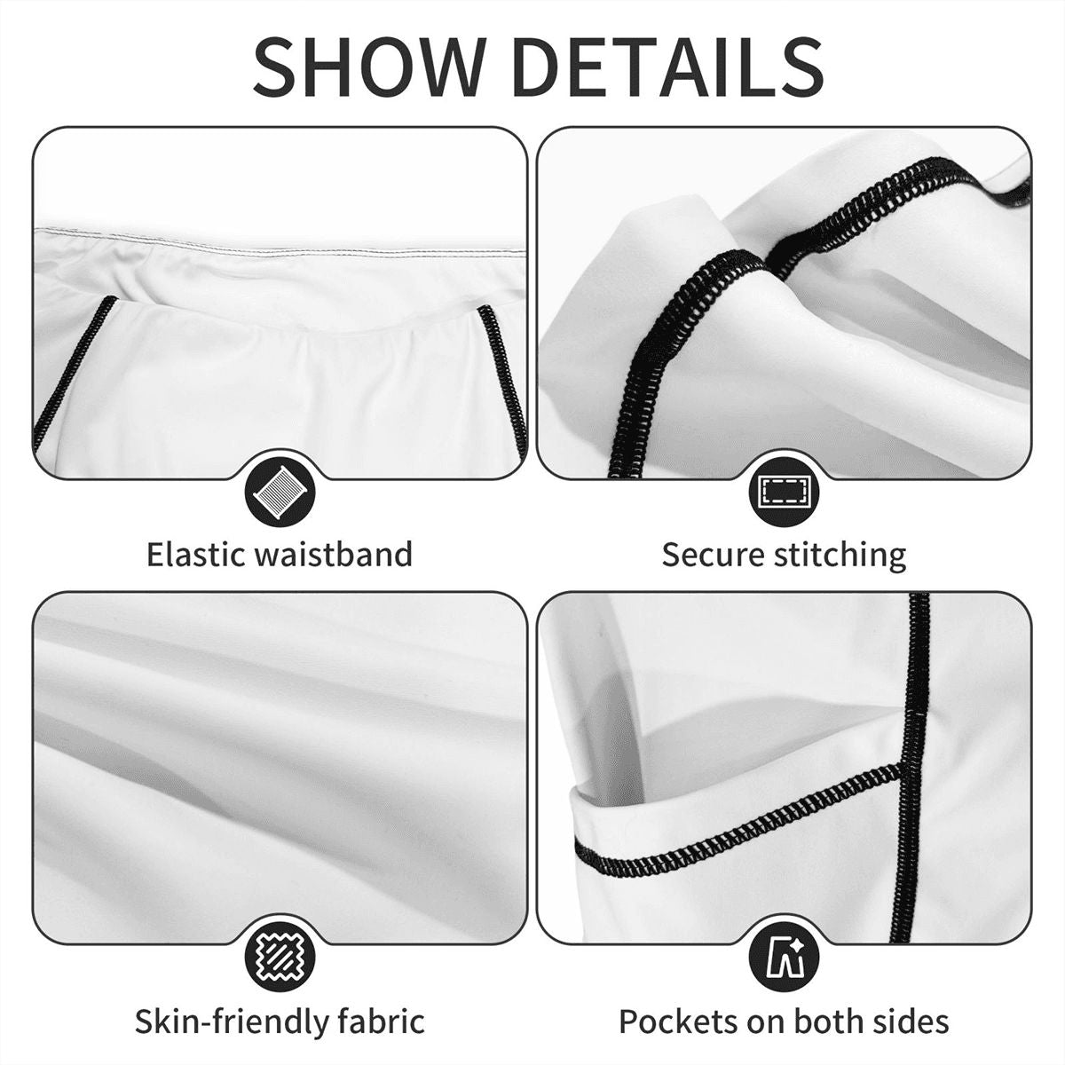 Women's Biker Shorts with Pockets