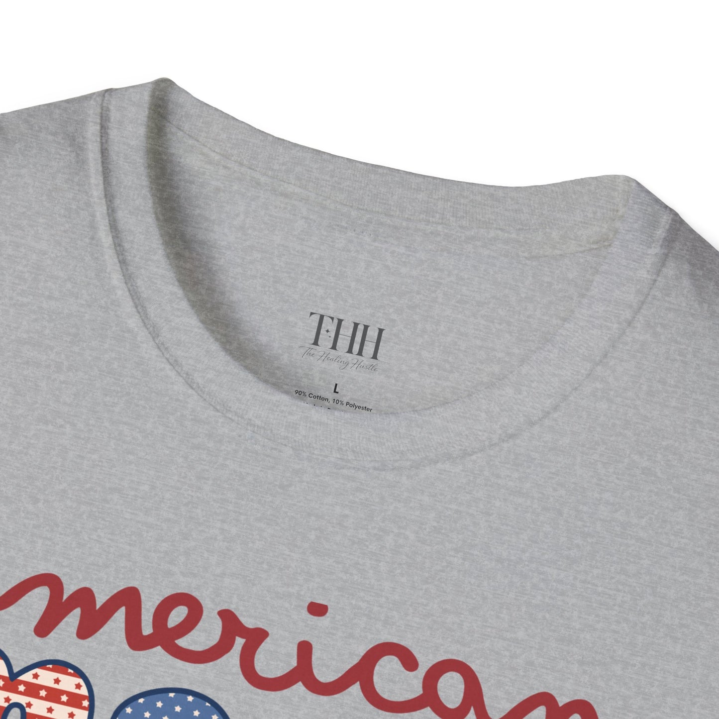 American Mama T-Shirt — Retro Patriotic Mama Tee for 4th of July & Mother's Day