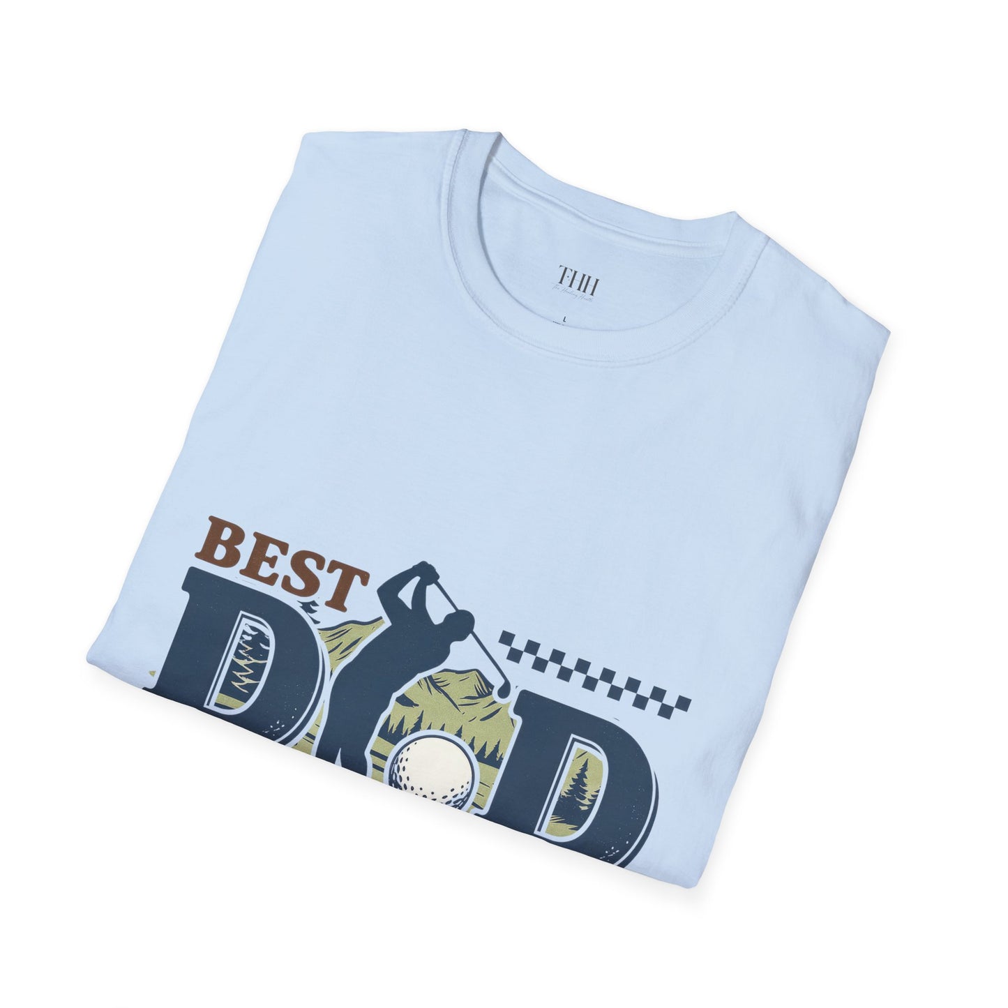 Best Dad By Par Golf T-Shirt — Funny Father's Day Golfing Tee