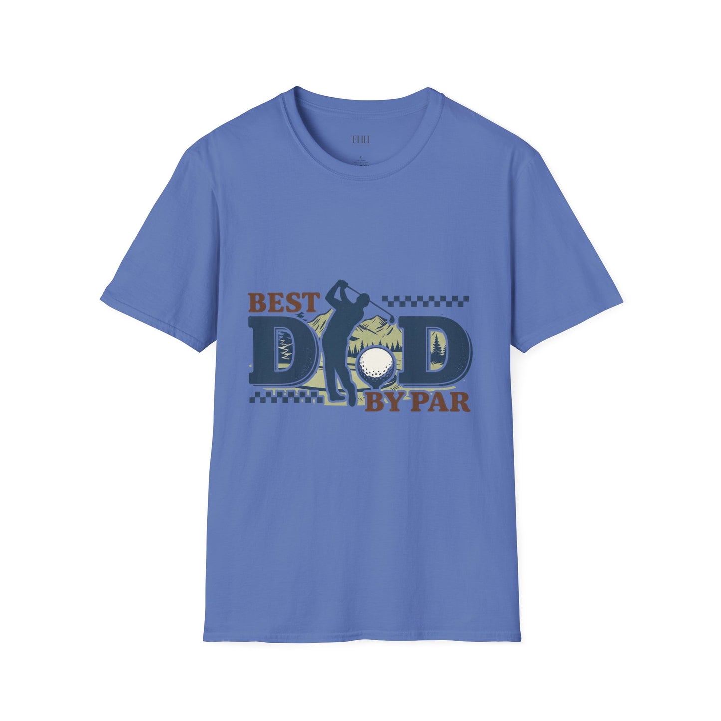 Best Dad By Par Golf T-Shirt — Funny Father's Day Golfing Tee