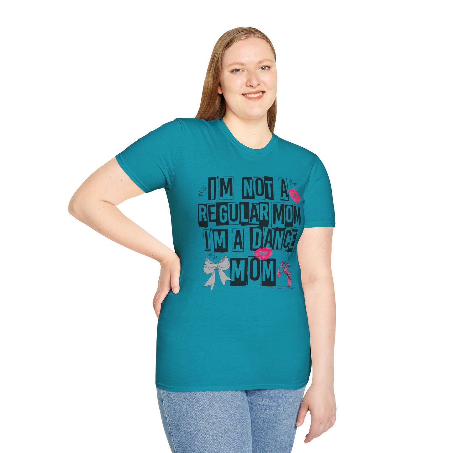 Dance Mom T-Shirt — "I'm Not a Regular Mom I'm a Dance Mom" Graphic Tee
