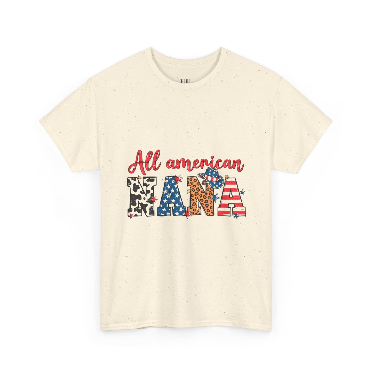 All American Nana T-Shirt — Patriotic Grandma Tee (Fourth of July Gift)