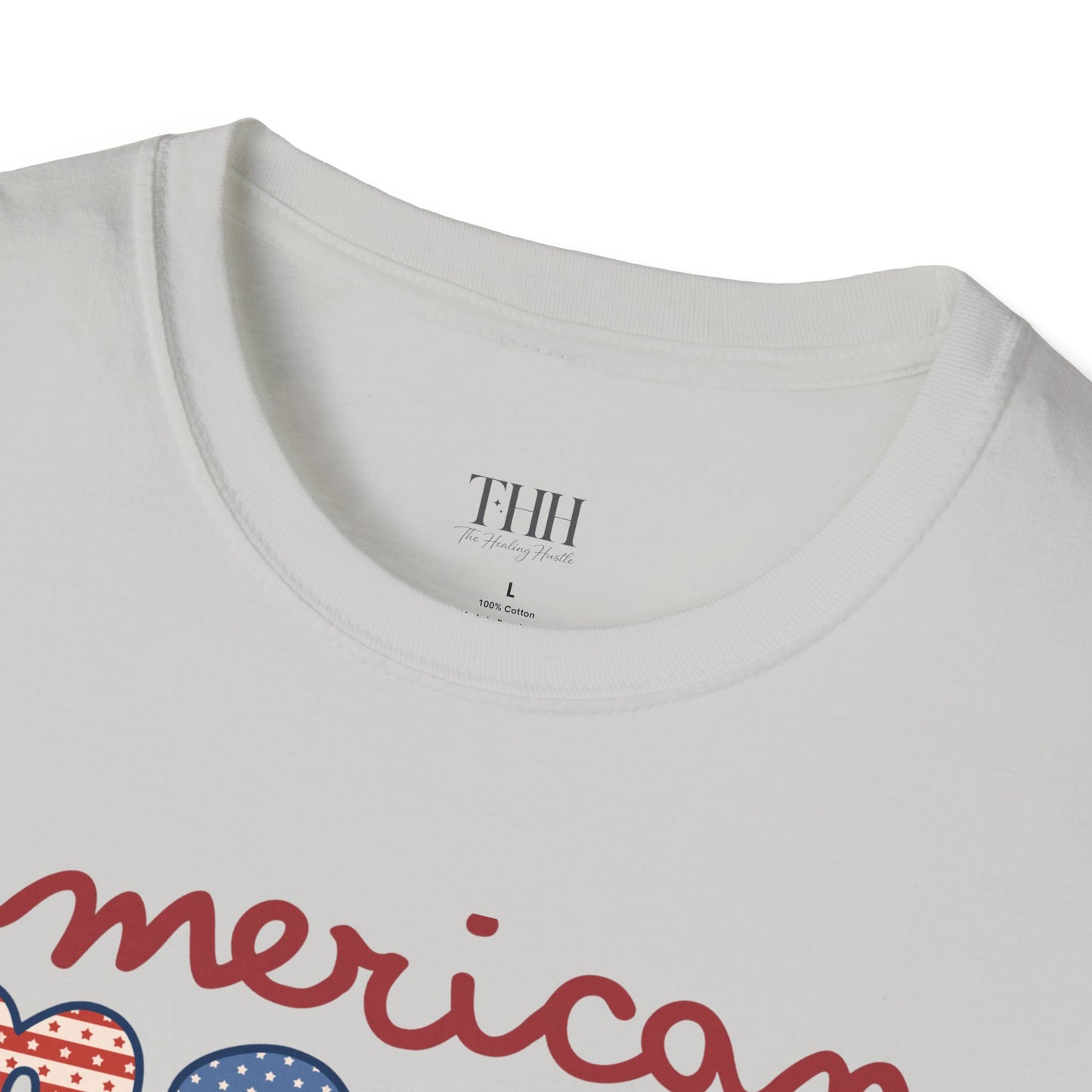 American Mama T-Shirt — Retro Patriotic Mama Tee for 4th of July & Mother's Day