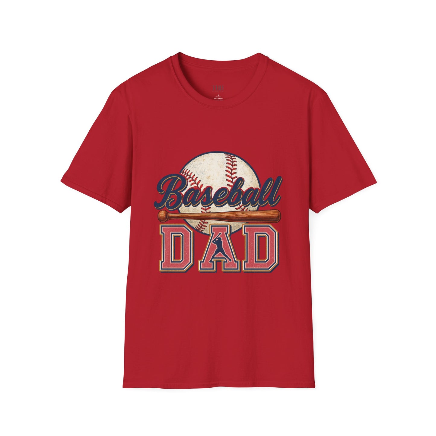 Baseball Dad T-Shirt — Vintage Baseball Graphic Tee for Fathers