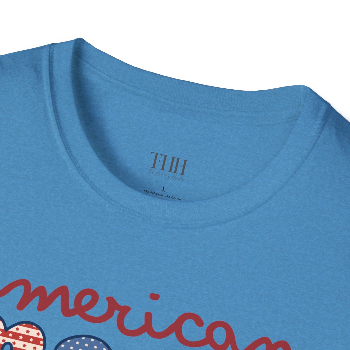 American Mama T-Shirt — Retro Patriotic Mama Tee for 4th of July & Mother's Day