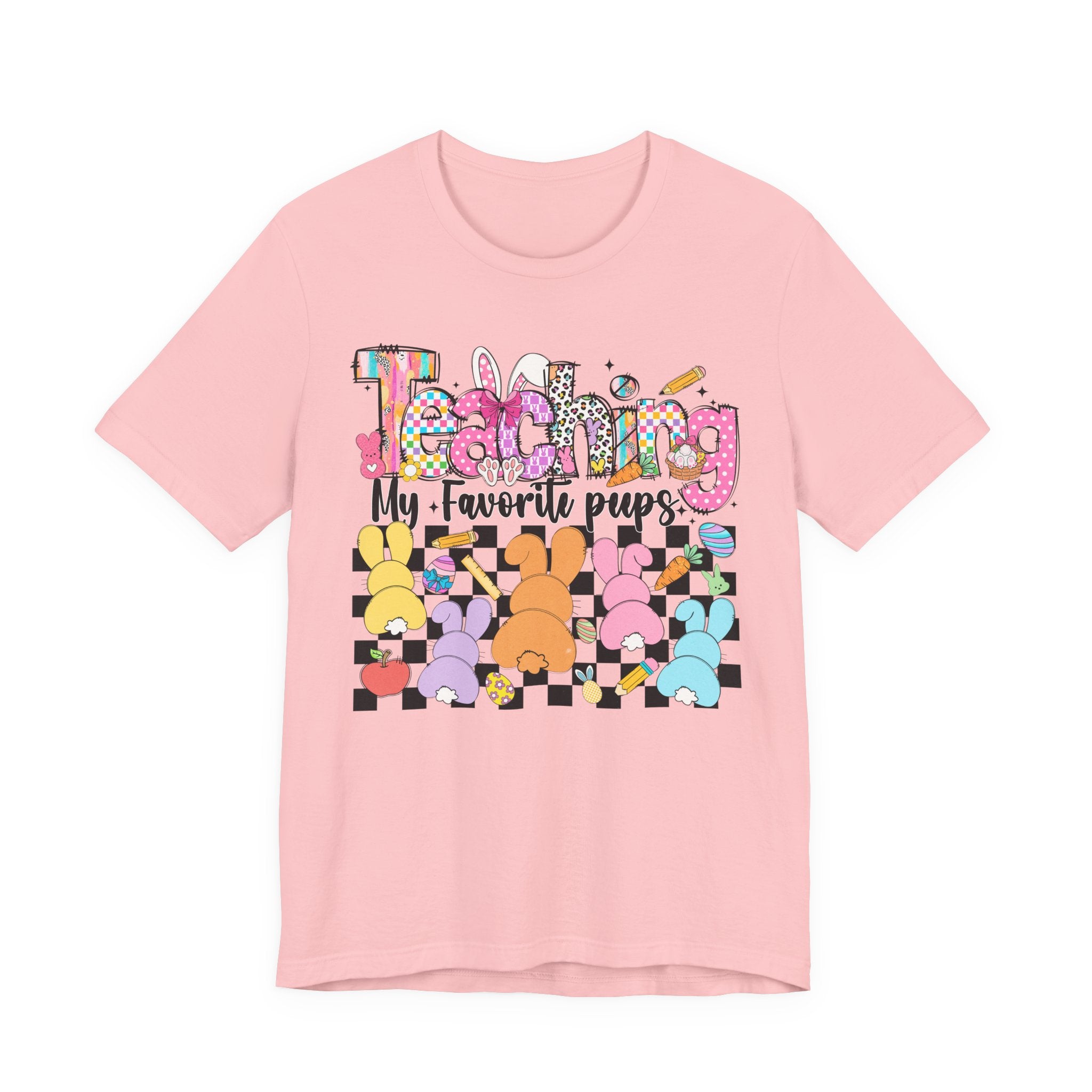 Teaching my Favorite Peeps T-Shirt — Colorful Bunny Tail Hunt Tee
