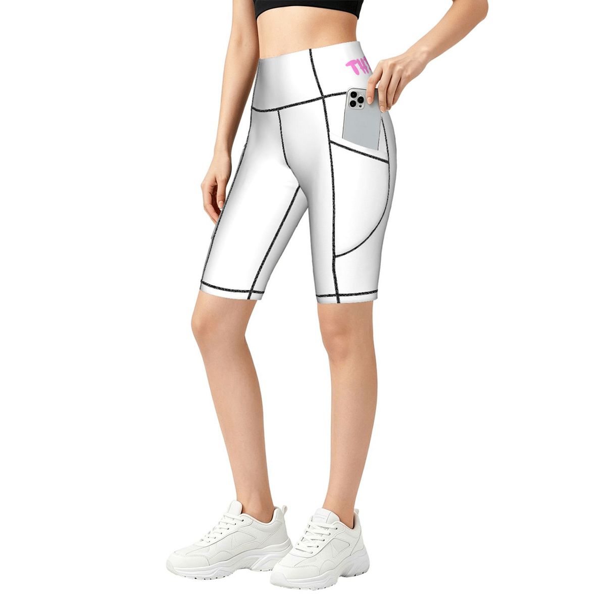 Women's Biker Shorts with Pockets